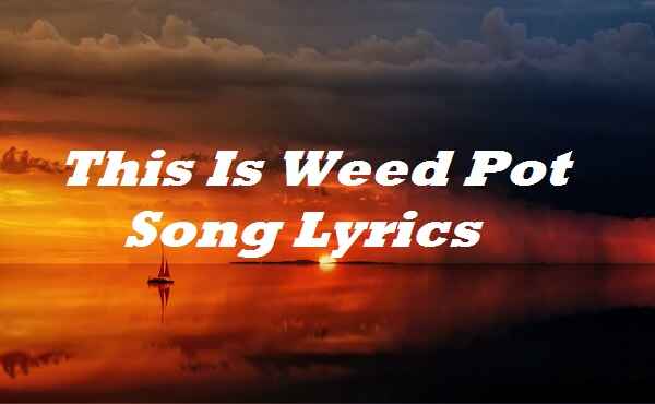 This Is Weed Pot Song Lyrics