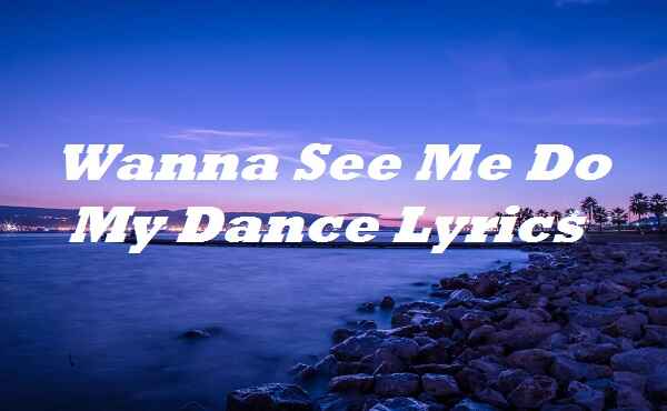 Wanna See Me Do My Dance Lyrics
